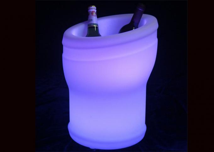 Muebles recargables del cubo de hielo del LED que brillan intensamente para el uso del club nocturno